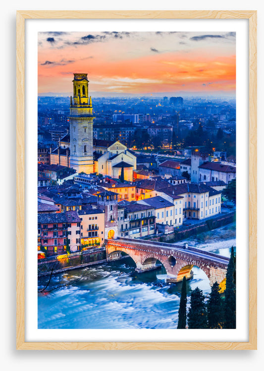 Ponte Pietra twilight