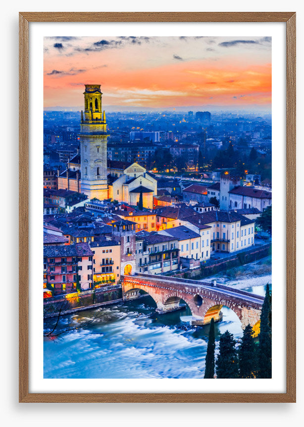 Ponte Pietra twilight