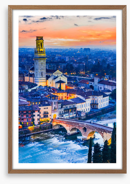 Ponte Pietra twilight
