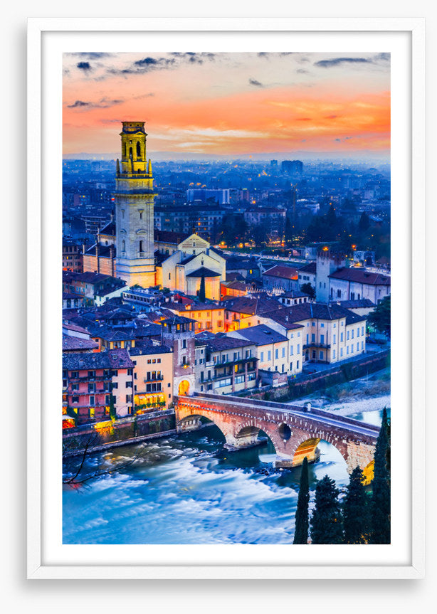 Ponte Pietra twilight