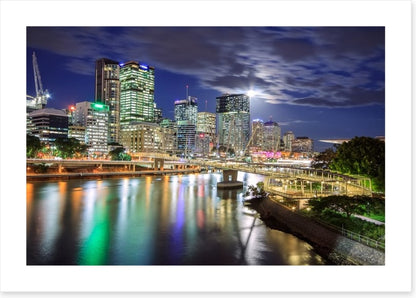 Brisbane by night