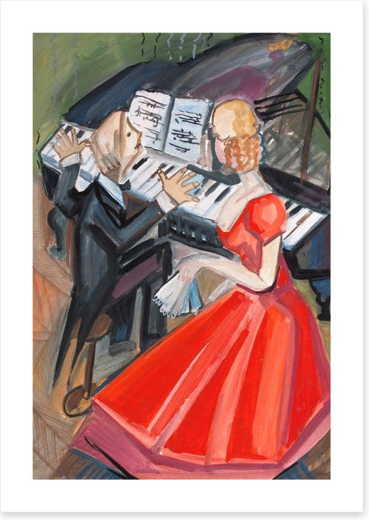 Beside the pianist