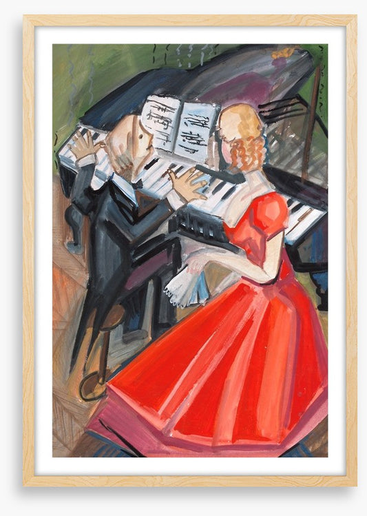 Beside the pianist