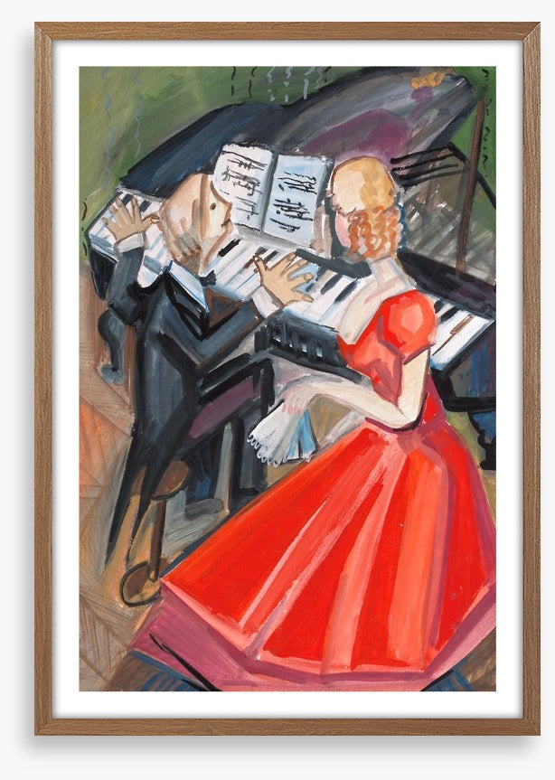 Beside the pianist