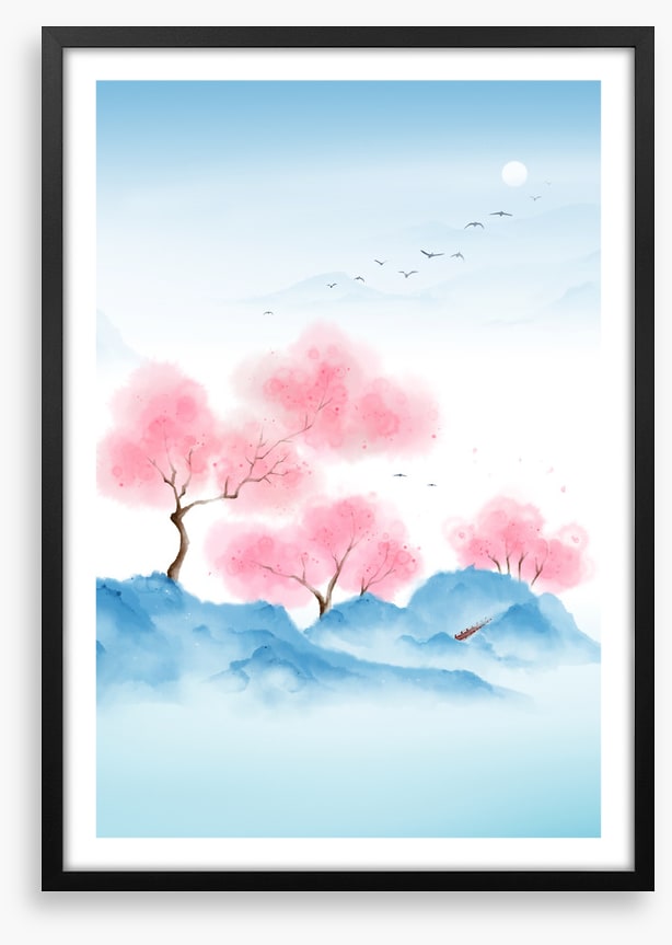 Blue mountain sakura