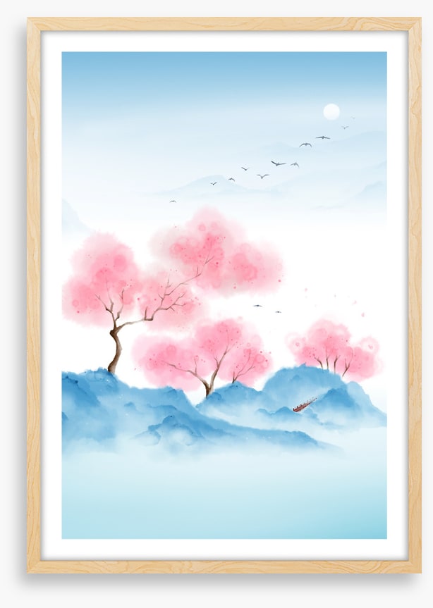 Blue mountain sakura