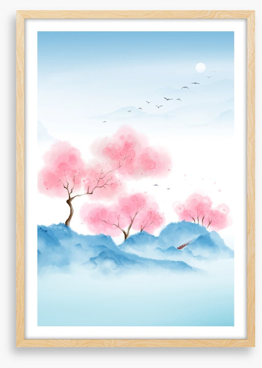 Blue mountain sakura