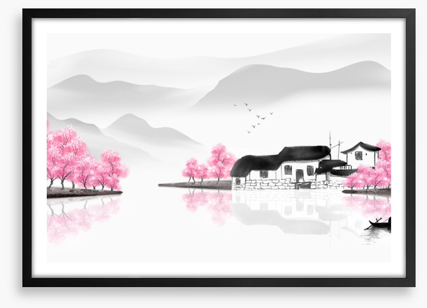 Water village spring