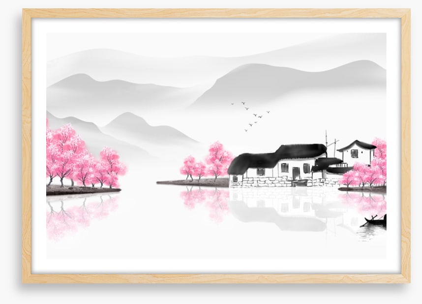 Water village spring