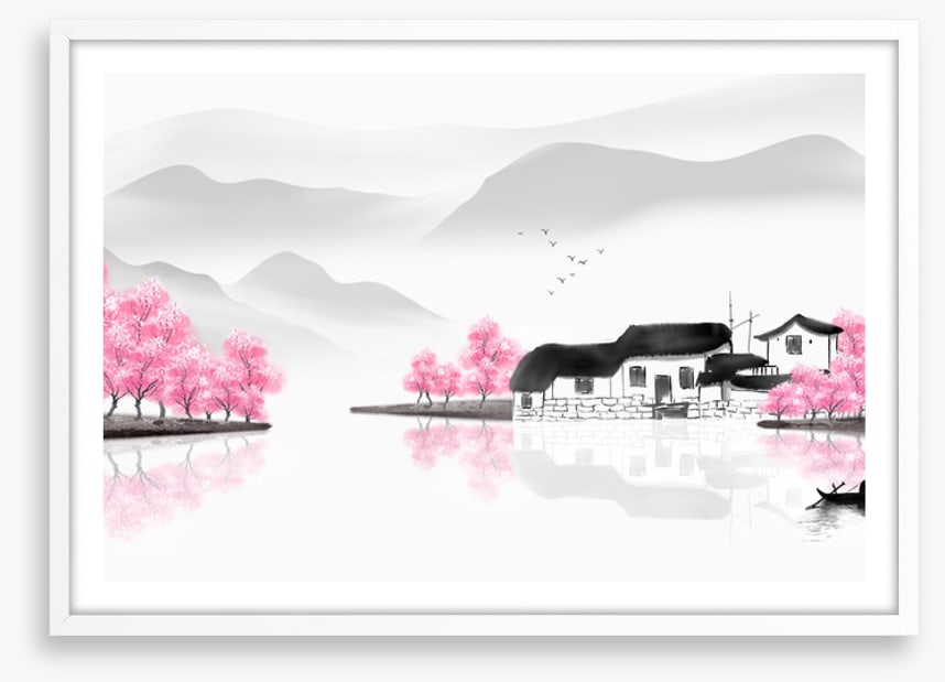 Water village spring