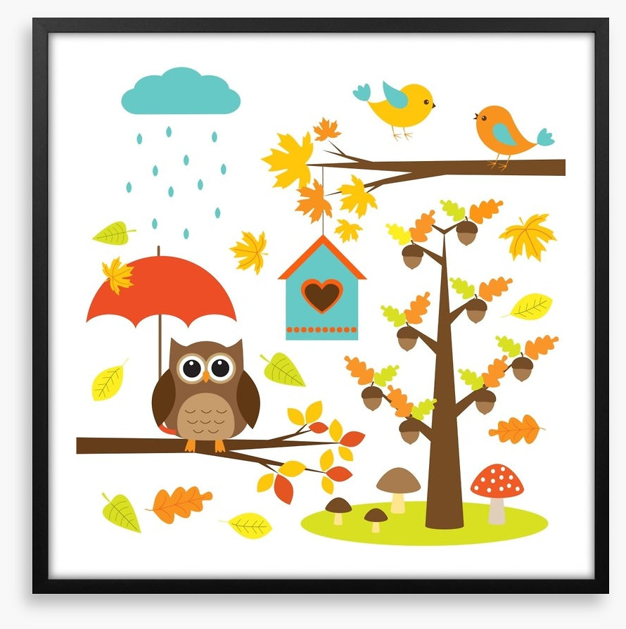 Autumnal owl