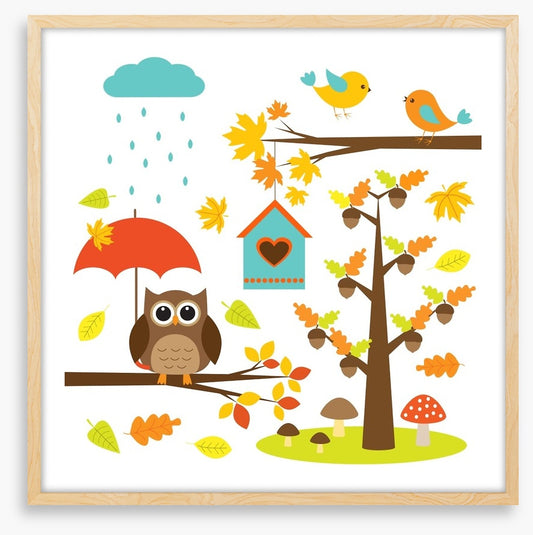 Autumnal owl