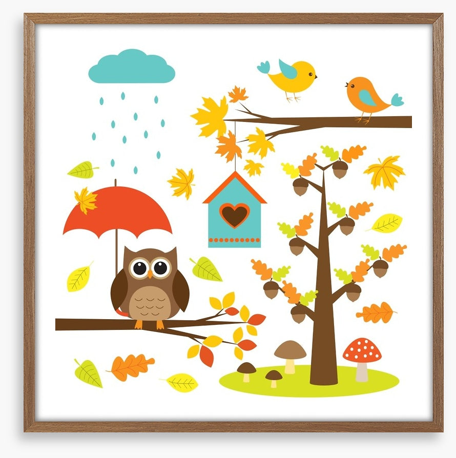 Autumnal owl