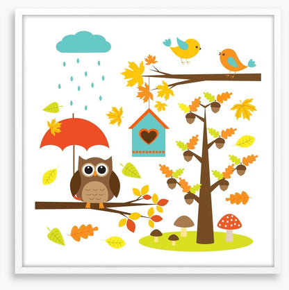 Autumnal owl