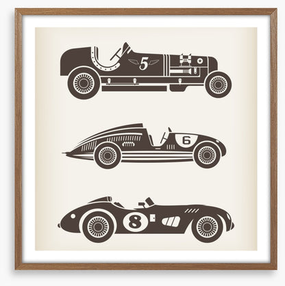Vintage racing cars