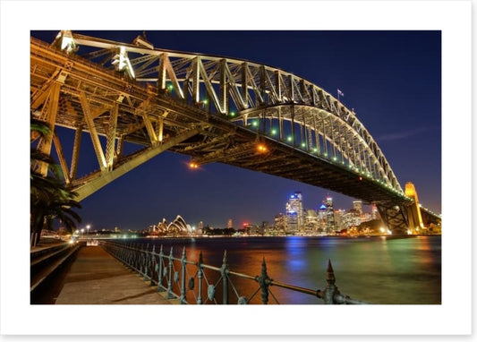 Sydney Harbour Bridge by night
