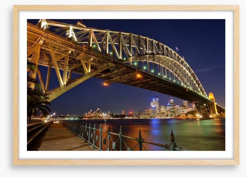 Sydney Harbour Bridge by night
