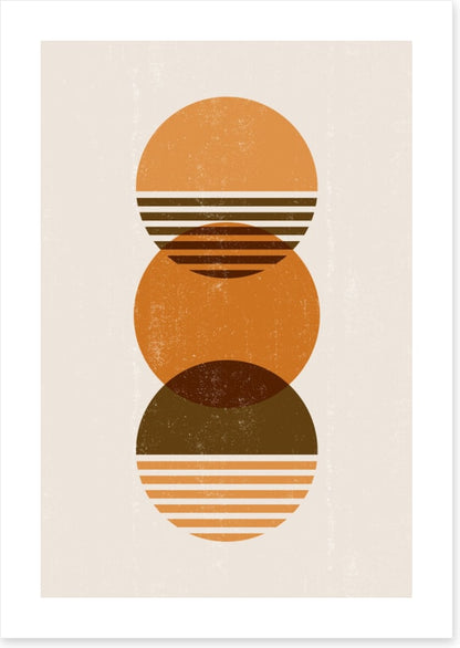 Retro sunrise