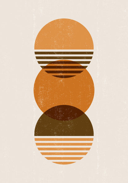 Retro sunrise