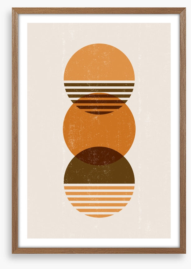 Retro sunrise