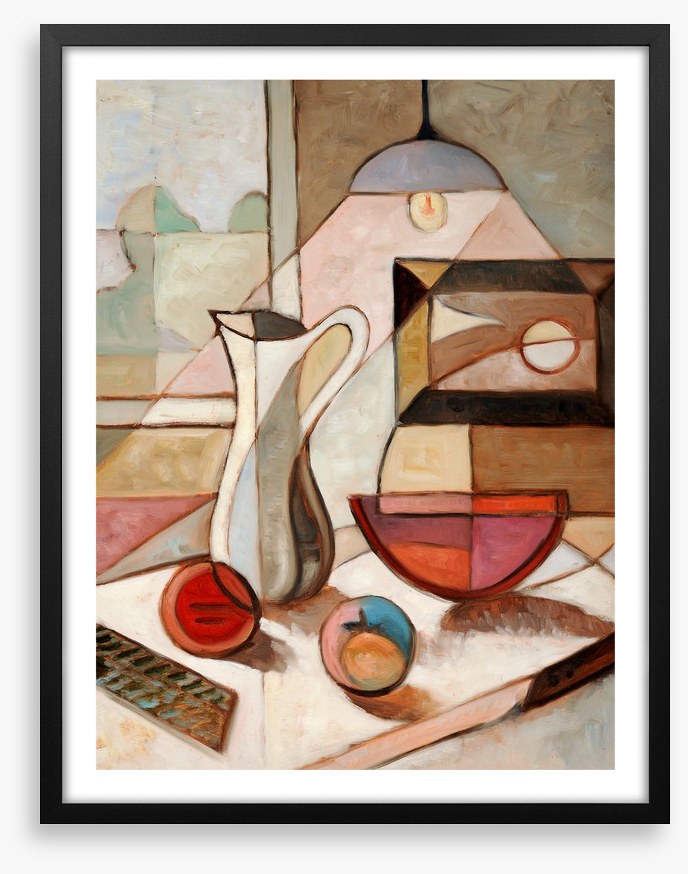 Pitcher with fruit