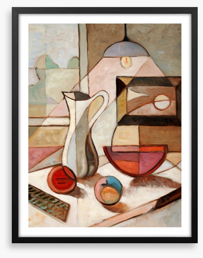 Pitcher with fruit