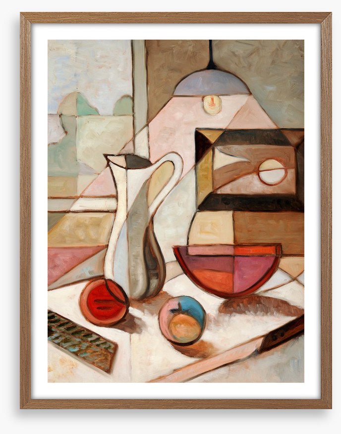 Pitcher with fruit