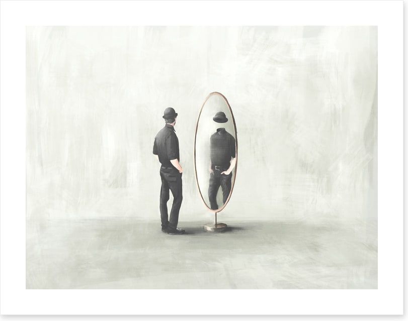 Man in the mirror