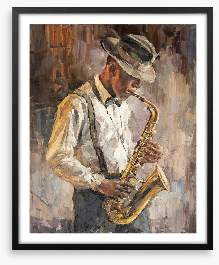 The saxophone player