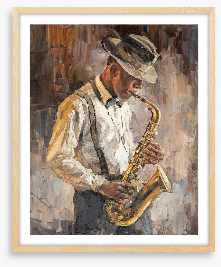 The saxophone player