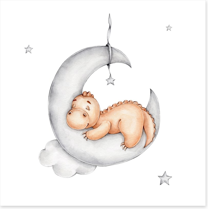 Baby dino moon