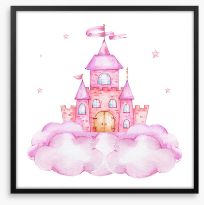 Pink cloud castle