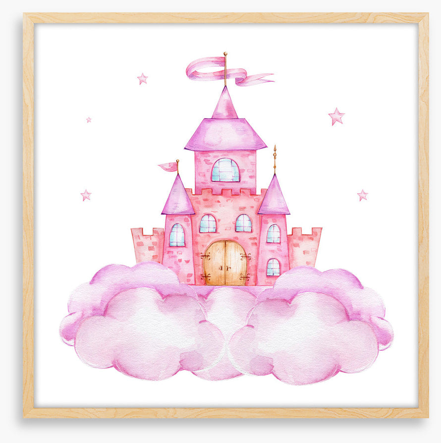 Pink cloud castle
