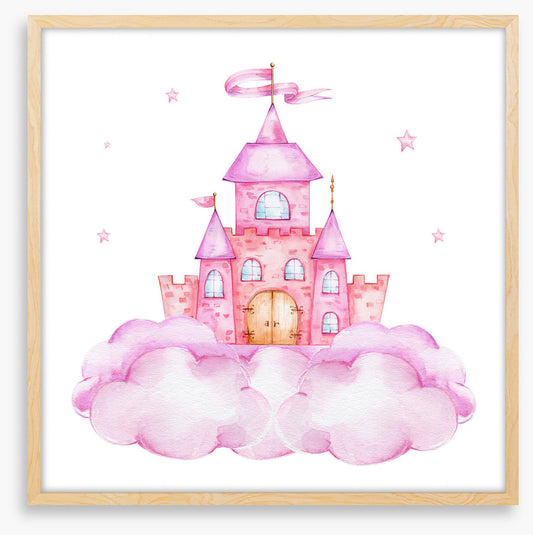 Pink cloud castle