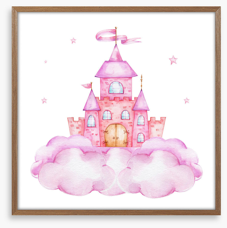 Pink cloud castle