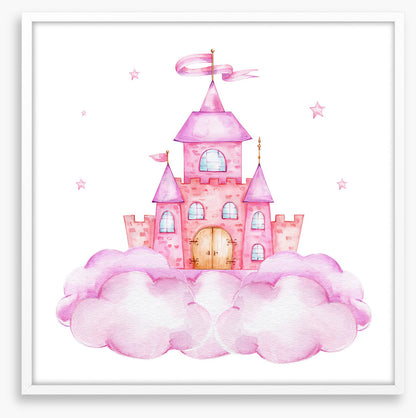 Pink cloud castle