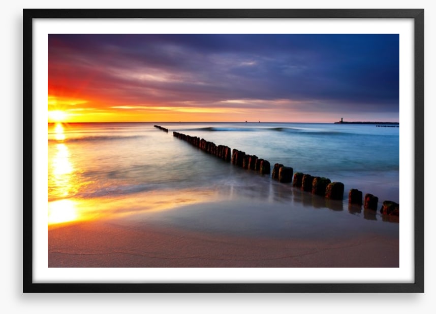 Sunrise over the sea