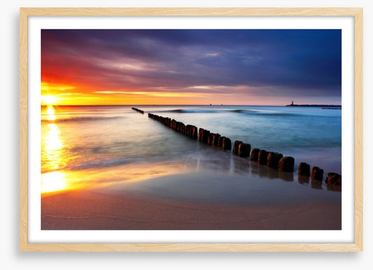 Sunrise over the sea