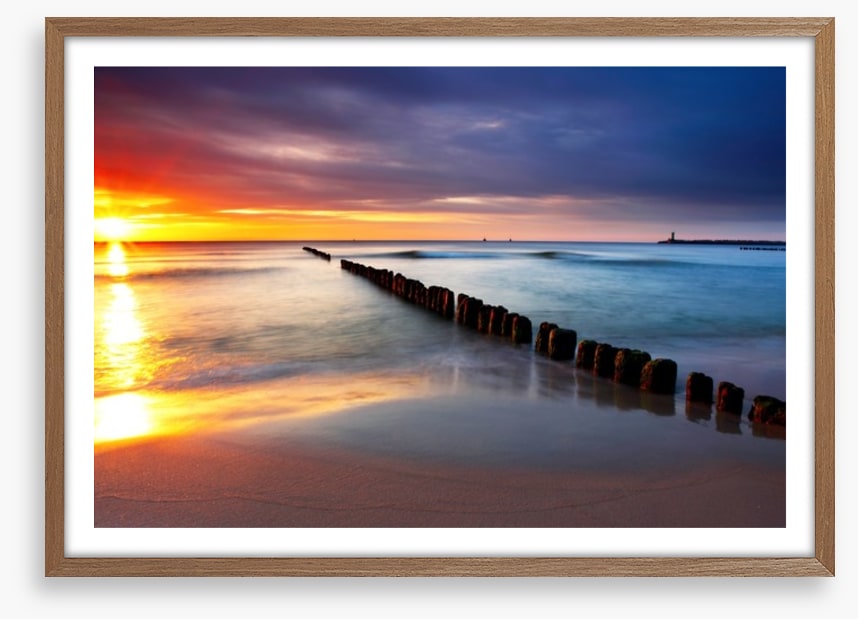 Sunrise over the sea