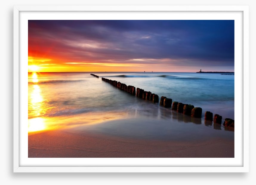Sunrise over the sea