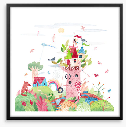 Tree castle garden
