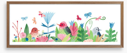 Bird garden panoramic