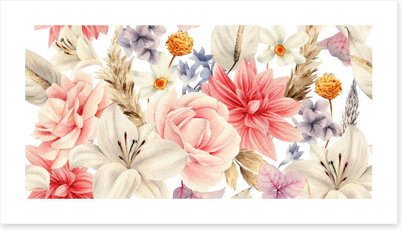 Lily with the pinks