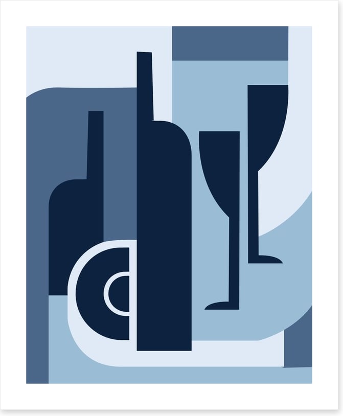 Blue bottles