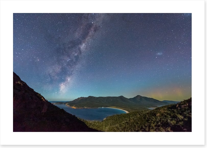 Above wineglass bay