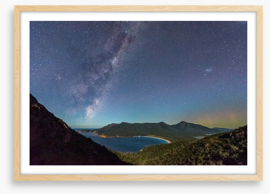 Above wineglass bay