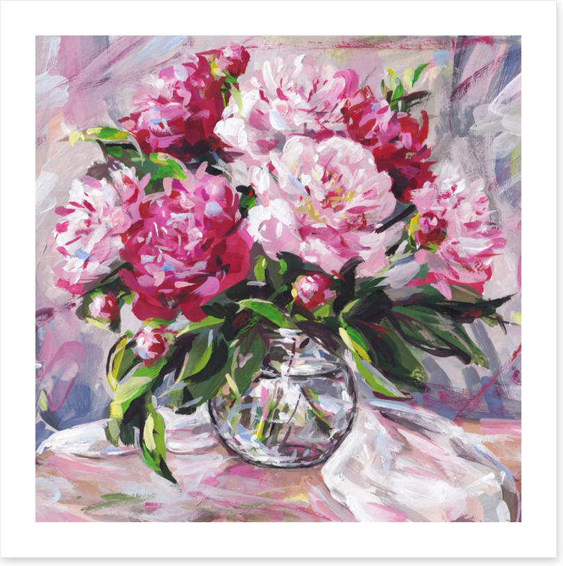 Peony poise
