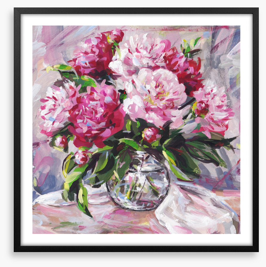 Peony poise