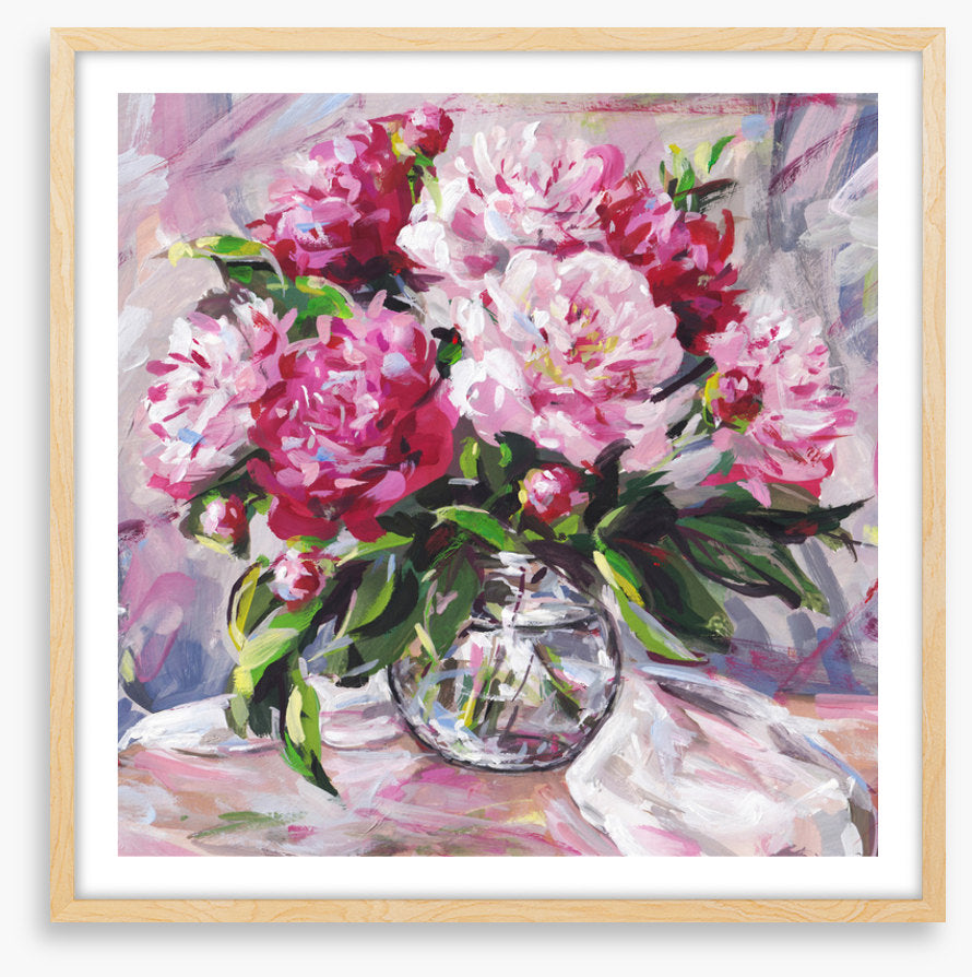 Peony poise
