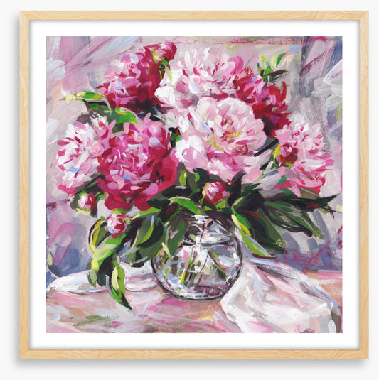Peony poise